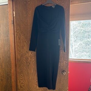 Nordstrom Black Long Sleeve Dress